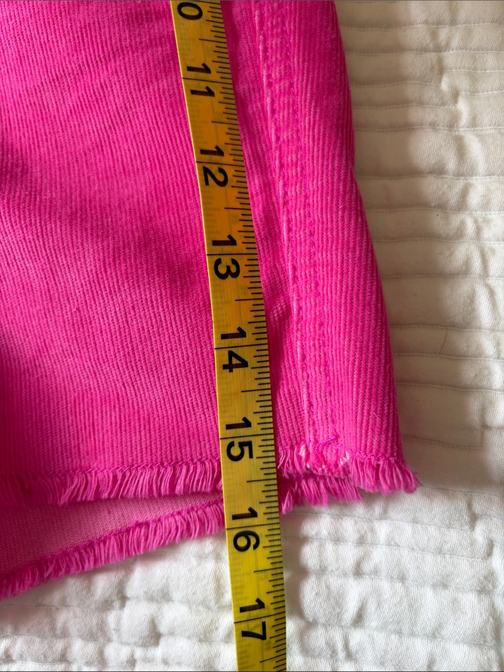 Carve Designs Bright Pink Women's Corduroy Shorts- 6” inseam. Like new. - Picture 8 of 9